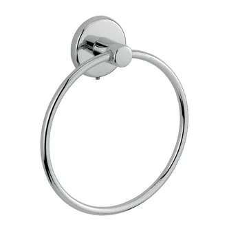 Round towel shelf 195 mm  chrome finish 