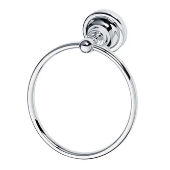 Round towel shelf  chromed