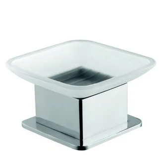 Satinierte Seifenschale Glas Modell 101 