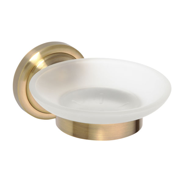 Soap holder dish  bronze color