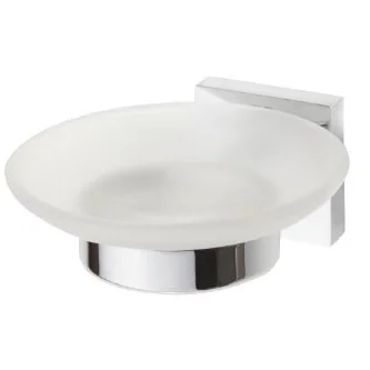 Jabonera cromada de pared 