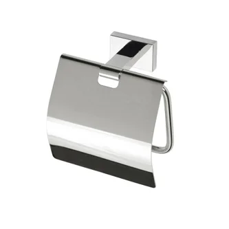 Covered toilet roll holder 