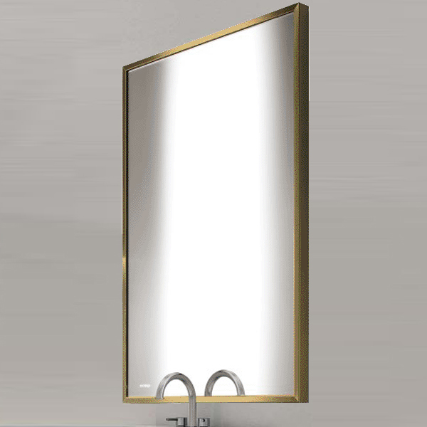 Bronze mirror for bathroom  - ALYA BRS