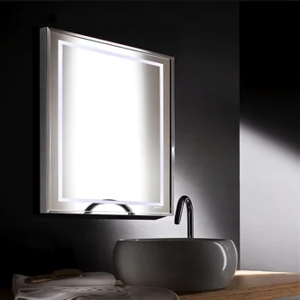 Miroir avec cadre en acier  - REDA